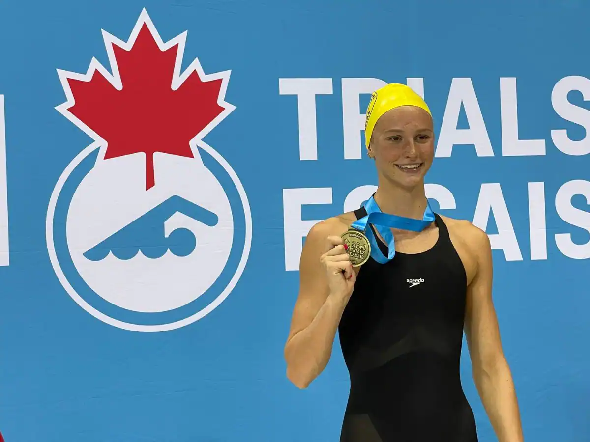 Great Summer McIntosh Canadian Swimmer Sets 3 World Record