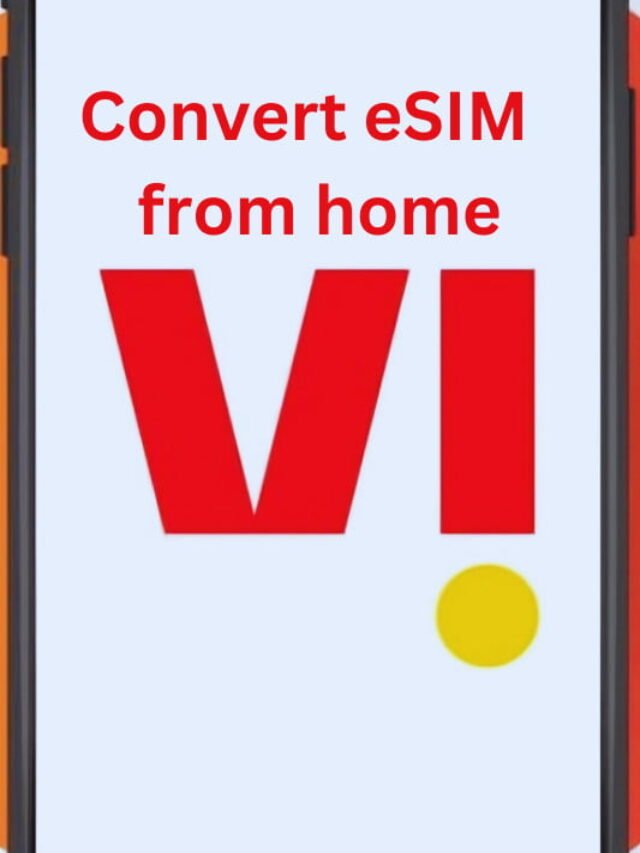 Good News, now Vi Prepaid eSIM is just 5 Minutes from home