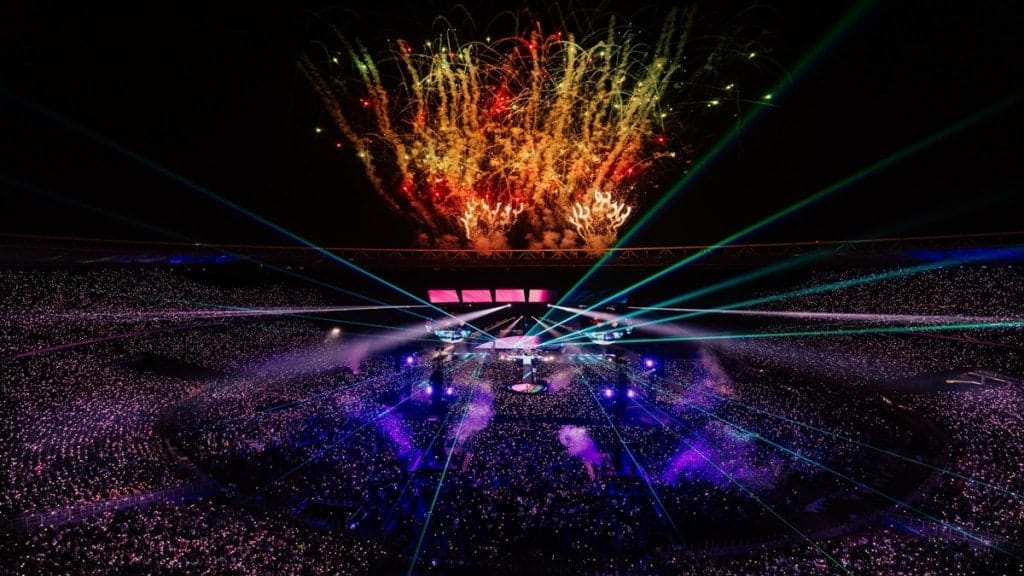 Massive 1.34 lakh Audience: Coldplay concert set new Record coldplay concert